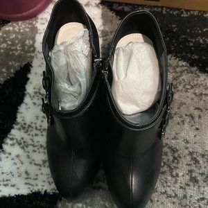 Anne Klein brand new wedge booties 6.5